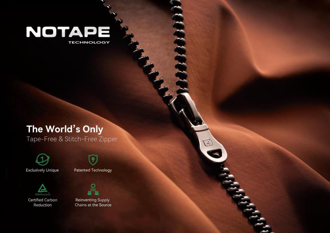 One Tapesless Zipper