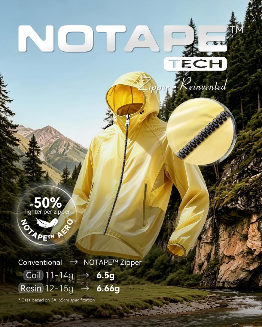 Lightweight Performance Zipper