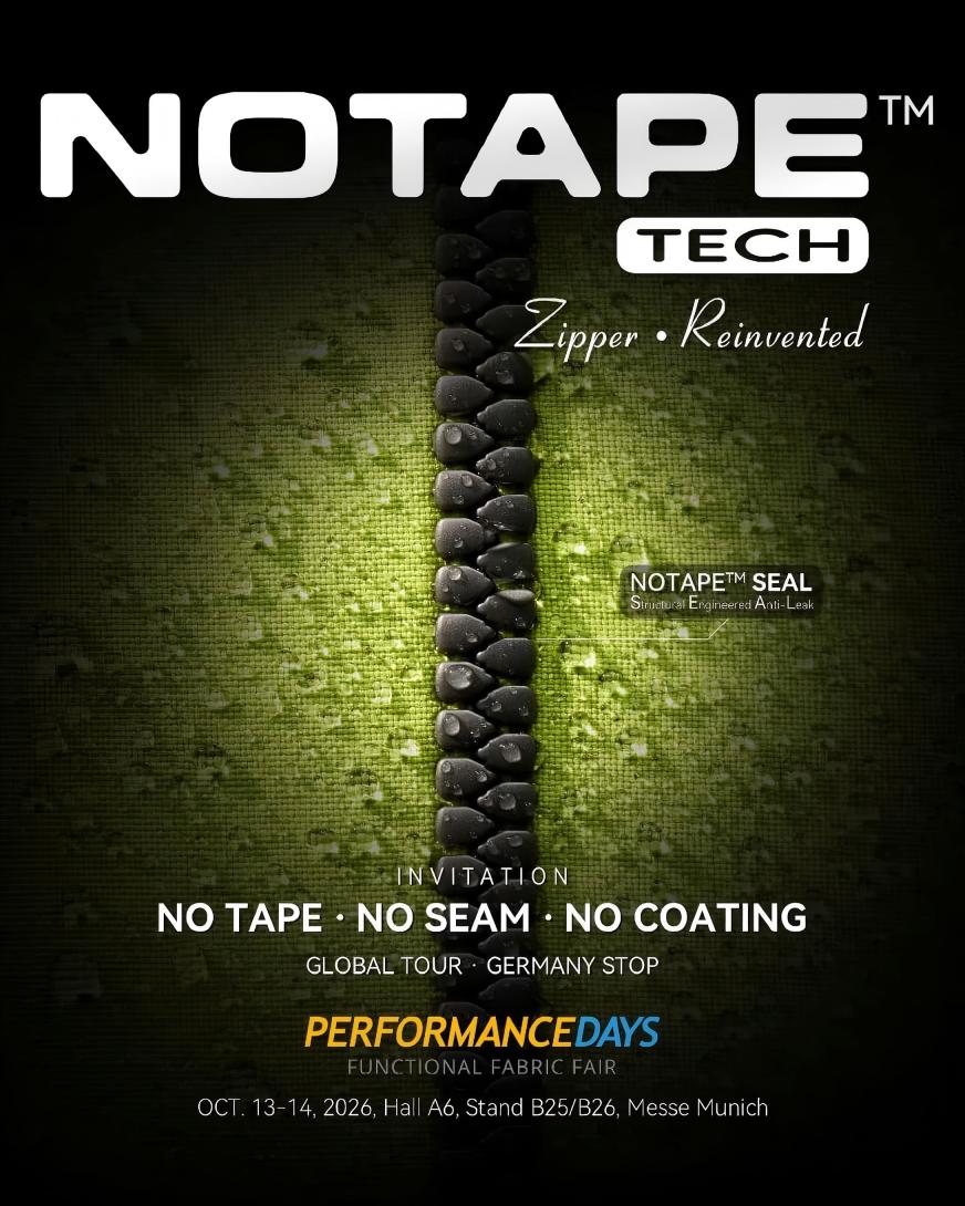 Waterproof Zipper without Coating